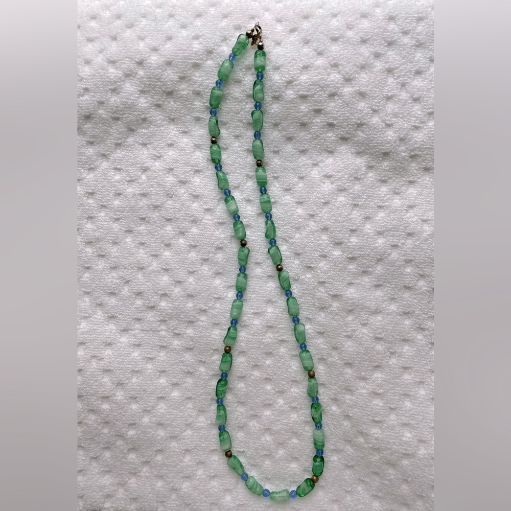 Glass beaded necklace